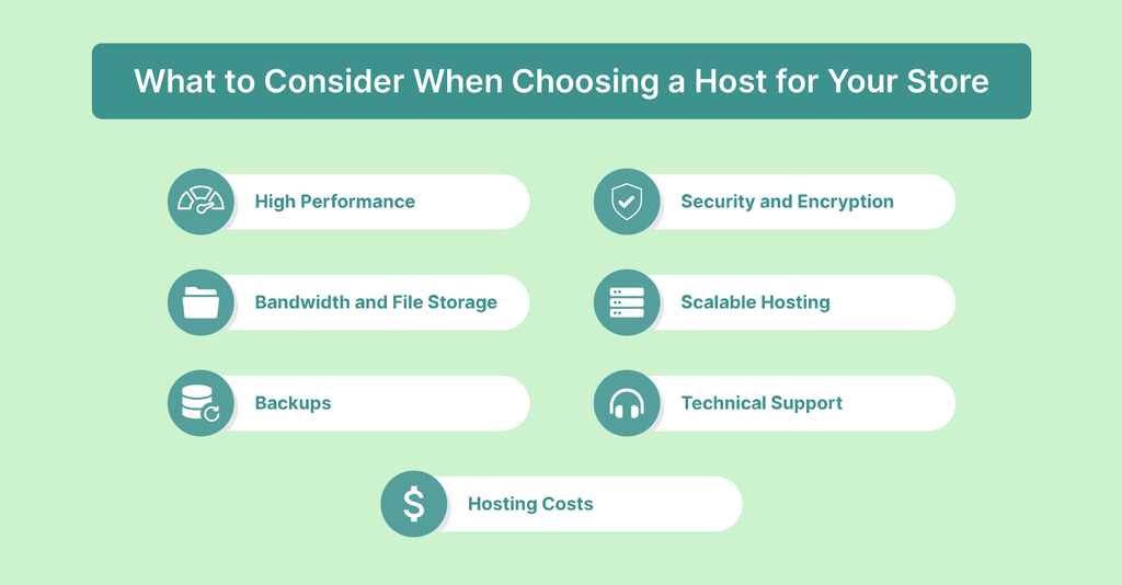 Consider When Choosing a Host for Your Store
